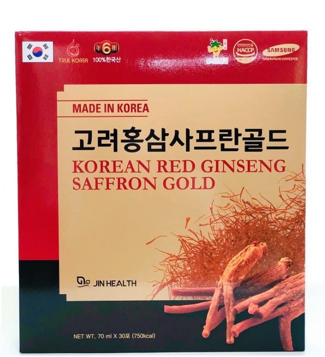 Tinh Chất Hồng Sâm Nhụy Hoa Nghệ Tây - Korean Red Ginseng Saffron Gold