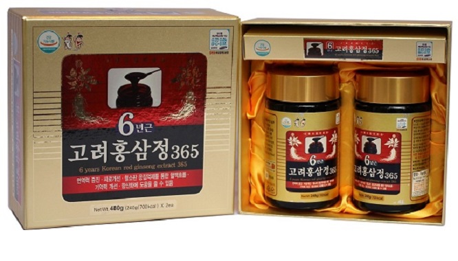 Cao Hồng Sâm Hàn Quốc Deahan 365 – Hộp 2 Lọ x 240g