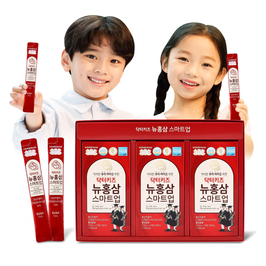 Nước Hồng Sâm Trẻ Em Gomsemari Dr.Kids New Red Ginseng Smart Up