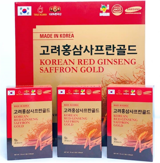 Tinh Chất Hồng Sâm Nhụy Hoa Nghệ Tây - Korean Red Ginseng Saffron Gold